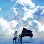 伴你入眠~钢琴曲--鲸鱼向海_刘大彪-佚名