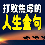 打败焦虑的人生金句-余生清醒-书曌有声