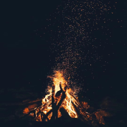 白噪音-篝火/助眠/减压/治愈--晚安-佚名