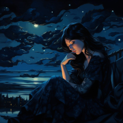 一个人的夜晚 纯音乐--火花音悦-佚名