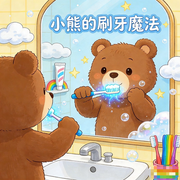 爱刷牙的小熊|儿童睡前小故事|启蒙故事--秋舒有声