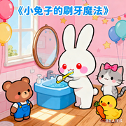 小兔子的刷牙魔法|睡前小故事-佚名-书舒有声
