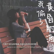 我偷了黄昏的酒--颜末的十年-佚名