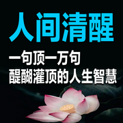 人间清醒：一句顶一万句，醍醐灌顶的人生智慧-清醒盟主-书恋有声