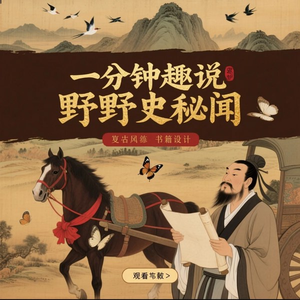 一分钟趣说野史秘闻|逸闻趣史|宫廷风|流韵事