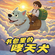 书包里的哮天犬|放飞童年想象力|爆笑儿童故事-佚名-小虎呼呼