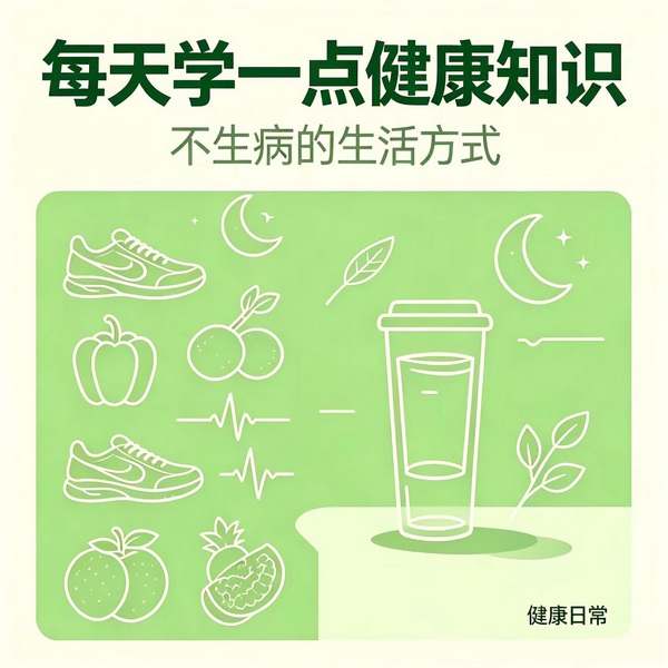 每天学一点健康知识|不生病的生活方式/饮食/动动/睡眠/治疗/排毒