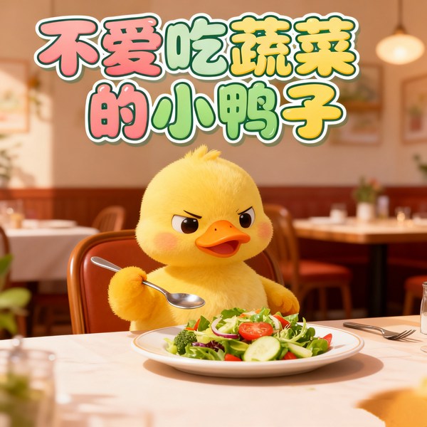 不爱吃蔬菜的小鸭子|趣味睡前小故事