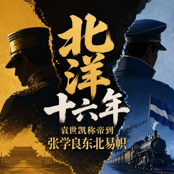 北洋十六年：袁世凯称帝到张学良东北易帜|民国简史