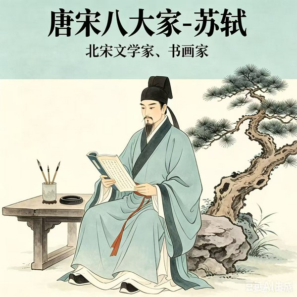 唐宋八大家-苏轼|北宋全能天才|千古乐天派苏东坡