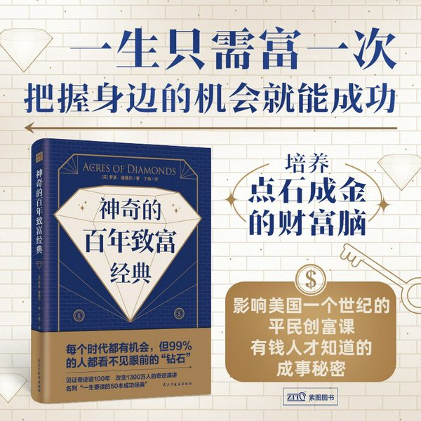 神奇的百年致富经典|平民创富课，激发财富潜能|财富导师罗素·康维尔的经典智慧|财富进阶|人