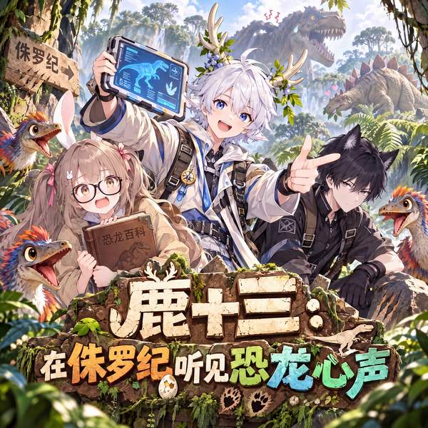 鹿十三：在侏罗纪听见恐龙心声|7-14岁|爆笑探险|求生冒险成长