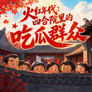火红年代:四合院里的吃瓜群众-挽风轻舞-大宝和铃铛