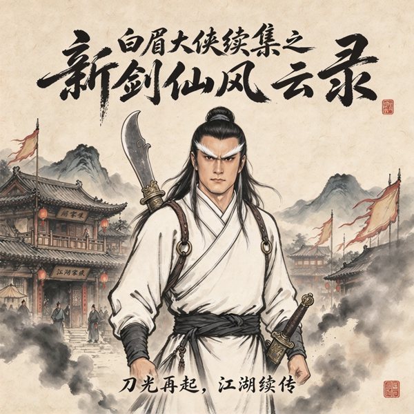 白眉大侠续集之新剑仙风云录|评书江湖