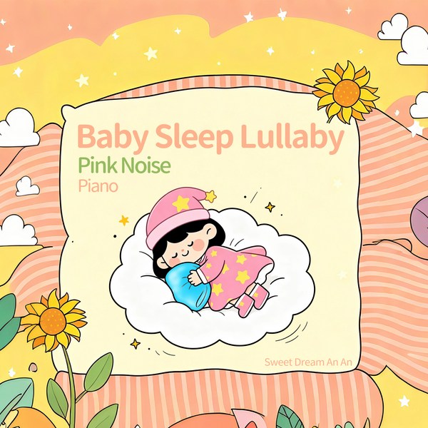 宝宝一夜好眠|母体共鸣粉红噪音|新生儿安睡钢琴曲
