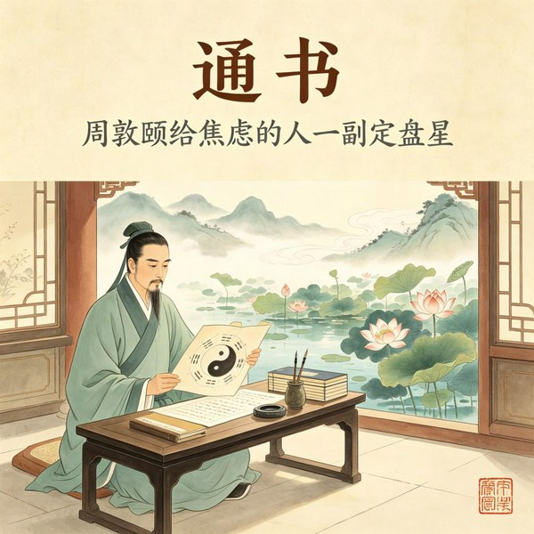 通书|精读:周敦颐给焦虑之人的一副定盘星|定心书