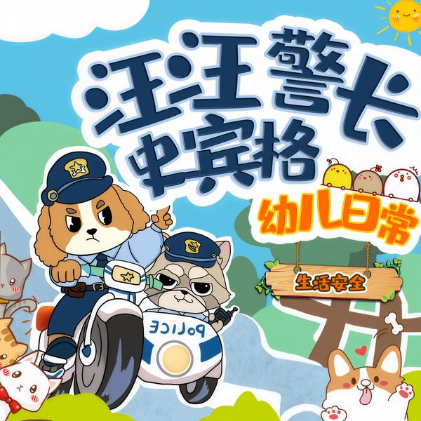 汪汪警长史宾格1-5季|幼儿日常生活安全|宝宝巴士拉布拉多同款|晚安爸爸讲故事