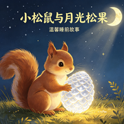 小松鼠的月光松果-小熊瑞贝卡-小熊Rebecca