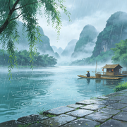心灵声音|冥想放松|冥想睡眠|深度睡眠|雨声白噪音--古筝十大名曲