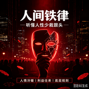 人间铁律|听懂人性少栽跟头--芊浔