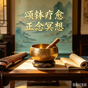 颂钵疗愈|正念冥想--墨宝艺海