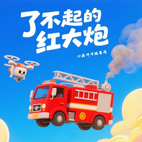 呼呼超级消防车|了不起的红大炮|低幼儿益智故事|情商培养