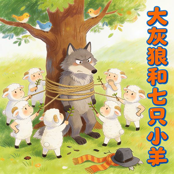大虎狼和七只小羊|睡前小故事
