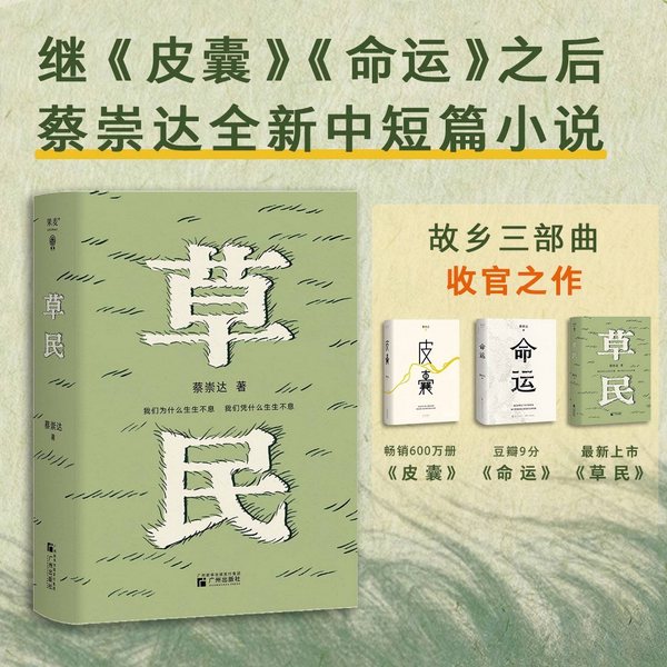 草民|百万畅销书作家蔡崇达|王明军演播|成长励志故事