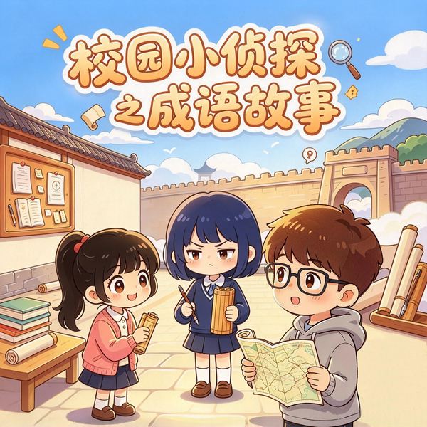 校园小侦探上学记|成语故事|睡前故事