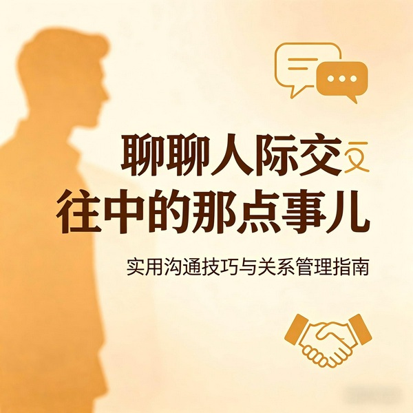 聊聊人际交往中的那点事儿|掌控人际关系|日常播客