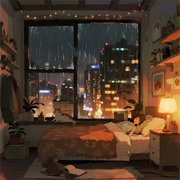 下雨声助眠|舒缓音乐纯音乐|冥想疗愈|催眠|催眠曲轻音乐--音乐疗愈馆