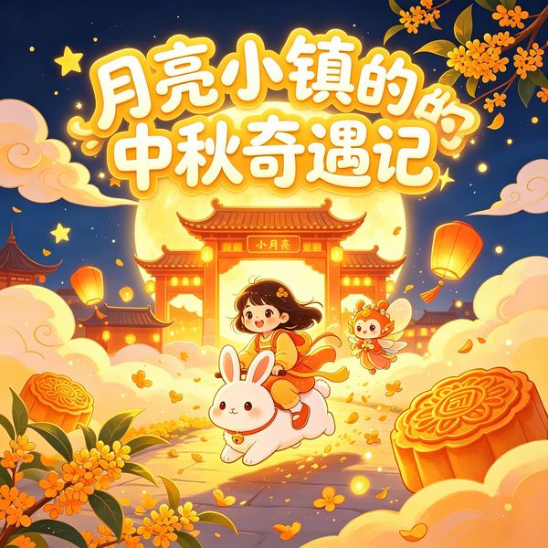 月亮小镇中秋节奇遇记|儿童故事|中秋节故事