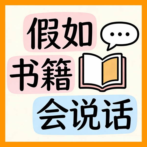 假如书籍会说话，愿做你与书本的对话桥梁