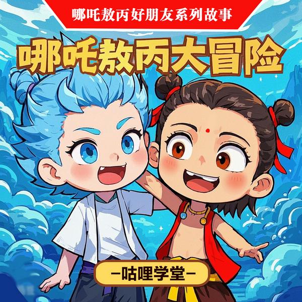 哪吒敖丙大冒险的故事|2-8岁儿童睡前故事|哪吒