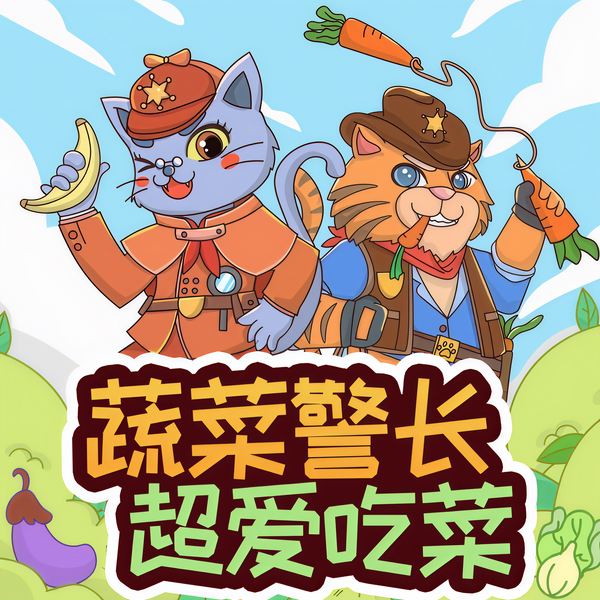 蔬菜警长爱吃菜|第三季·健康金字塔|央视报道|不挑食健康成长