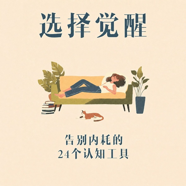 选择觉醒:告别内耗的24个认知工具|人间清醒,认知觉醒|职场,家庭,生活,财富,做出属于你