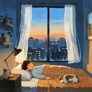 睡眠音乐催眠曲5分钟入睡|轻音乐钢琴曲|助眠雨声|助眠轻音乐-佚名-音乐疗愈馆