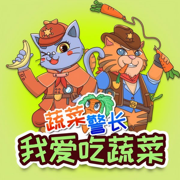 蔬菜警长|我爱吃菜|健康侦探儿童童话故事