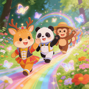 童话故事：可爱儿歌-儿童故事：《童话故事：可爱儿歌》发行公司：后盾科技-开心熊和快乐虎