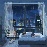 轻音乐舒缓放松纯音乐|大自然的声音|虫鸣|鸟叫|下雨|流水声-佚名-音乐疗愈馆