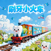 刷牙小火车|儿童益智故事--枕声童梦