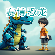 赛博恐龙|儿童童话幻想故事|打开想象力空间-佚名-邃宇
