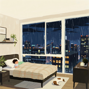 催眠曲雨声下雨声|深度睡眠纯音乐|助眠雨声|睡前舒缓催眠曲--音乐疗愈馆