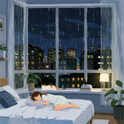 舒缓放松纯音乐|疗愈音乐|白噪音下雨声|疗愈音律|快速入睡--音乐疗愈馆