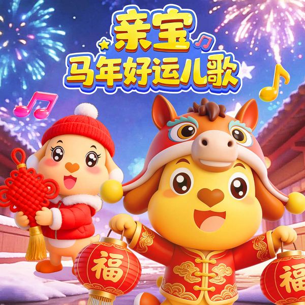 亲宝马年好运儿歌|新春儿歌|春节快乐