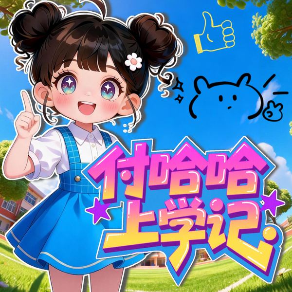 付哈哈上学记|一年级下册|校园爆笑故事|快乐上学