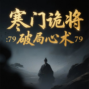 寒門詭將：79破局心術|謀略計謀丨丨人文心理-佚名-鶴鄉文化書場
