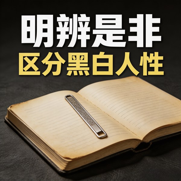 明辨是非，区分黑白人性