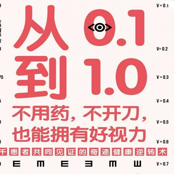 从0.1到1.0:不用药，不开刀，也能拥有好视力|见证视力康复奇迹|AI电子书