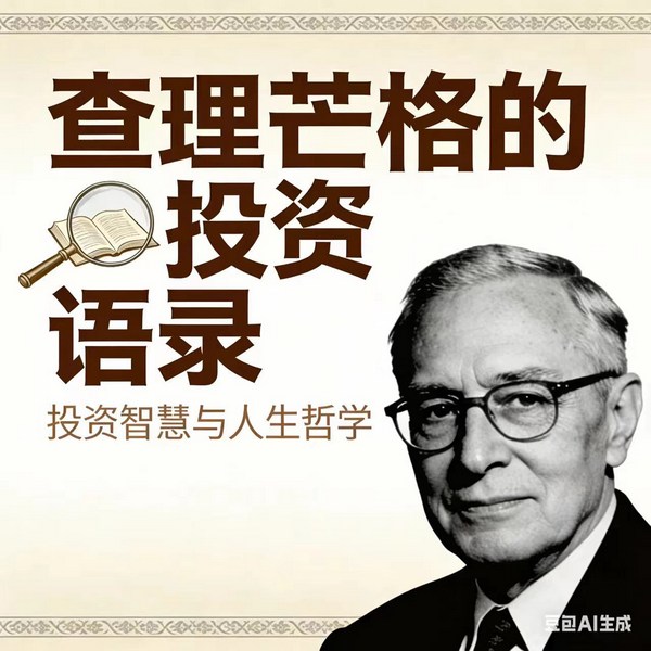 查理芒格的投资语录：穿越牛熊的投资智慧